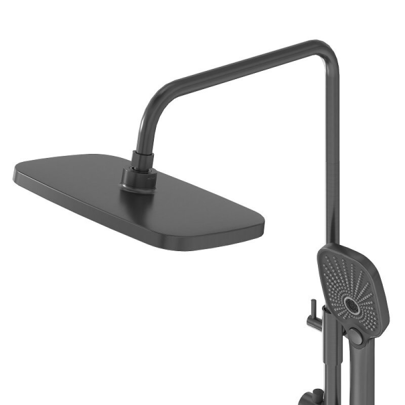 Душевая система Grossman Advans 500.K35.09.420, графит сатиновый