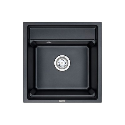 Кухонная мойка Granula Kitchen Space 50 см, шварц
