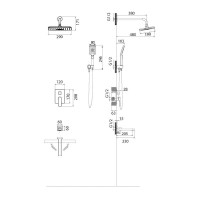 Душевая система Grossman Classic 501.K35.04.100, хром