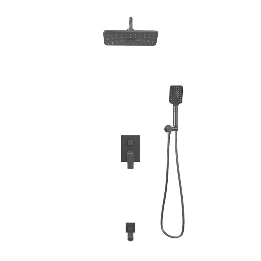 Душевая система Grossman Classic 501.K35.04.420, графит сатиновый