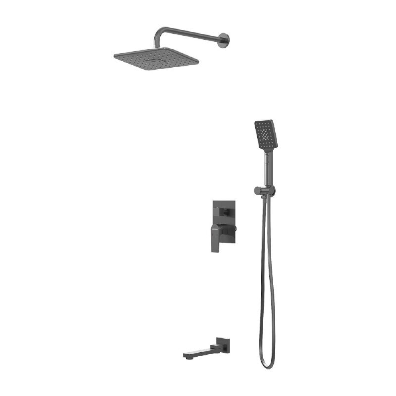 Душевая система Grossman Classic 501.K35.04.420, графит сатиновый