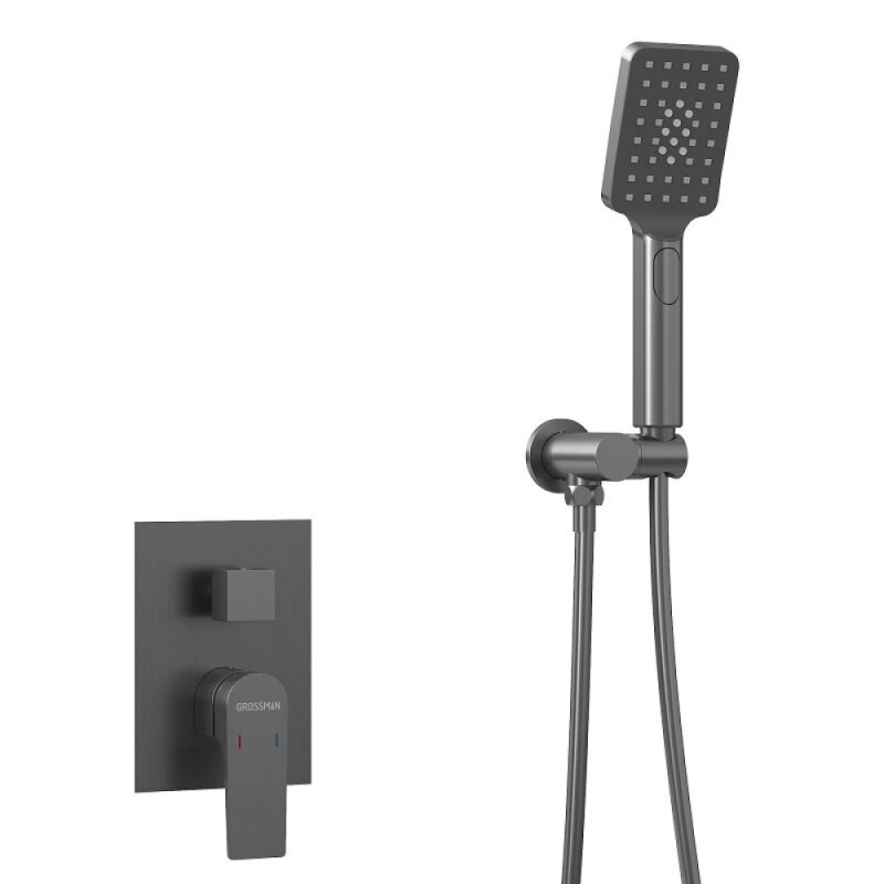 Душевая система Grossman Classic 501.K35.04.420, графит сатиновый