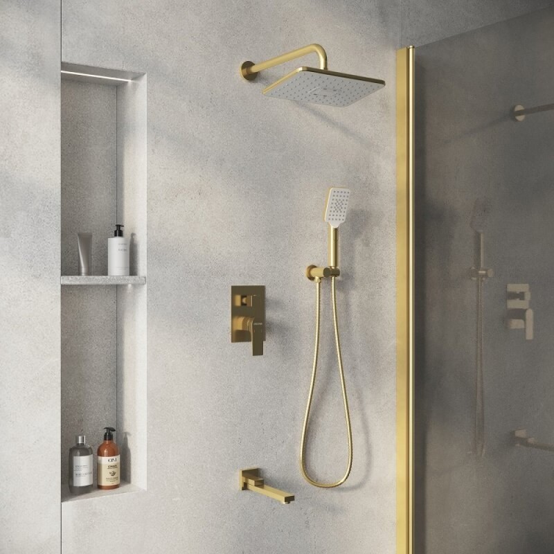 Душевая система Grossman Classic 501.K35.04.320, золото сатиновый