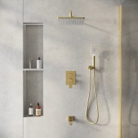 Душевая система Grossman Classic 501.K35.04.320, золото сатиновый
