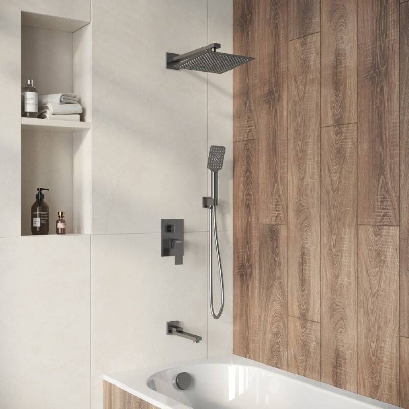 Душевая система Grossman Style 501.K35.05.420, графит сатиновый