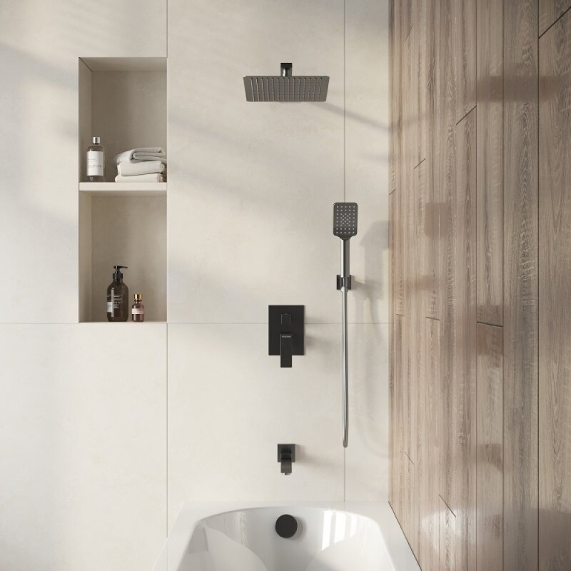 Душевая система Grossman Style 501.K35.05.420, графит сатиновый