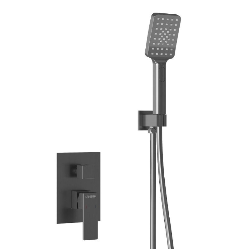 Душевая система Grossman Style 501.K35.05.420, графит сатиновый