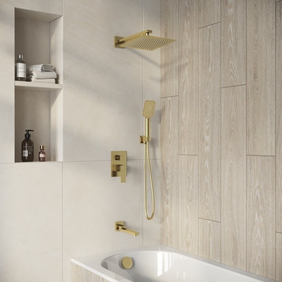 Душевая система Grossman Style 501.K35.05.320, золото сатиновый