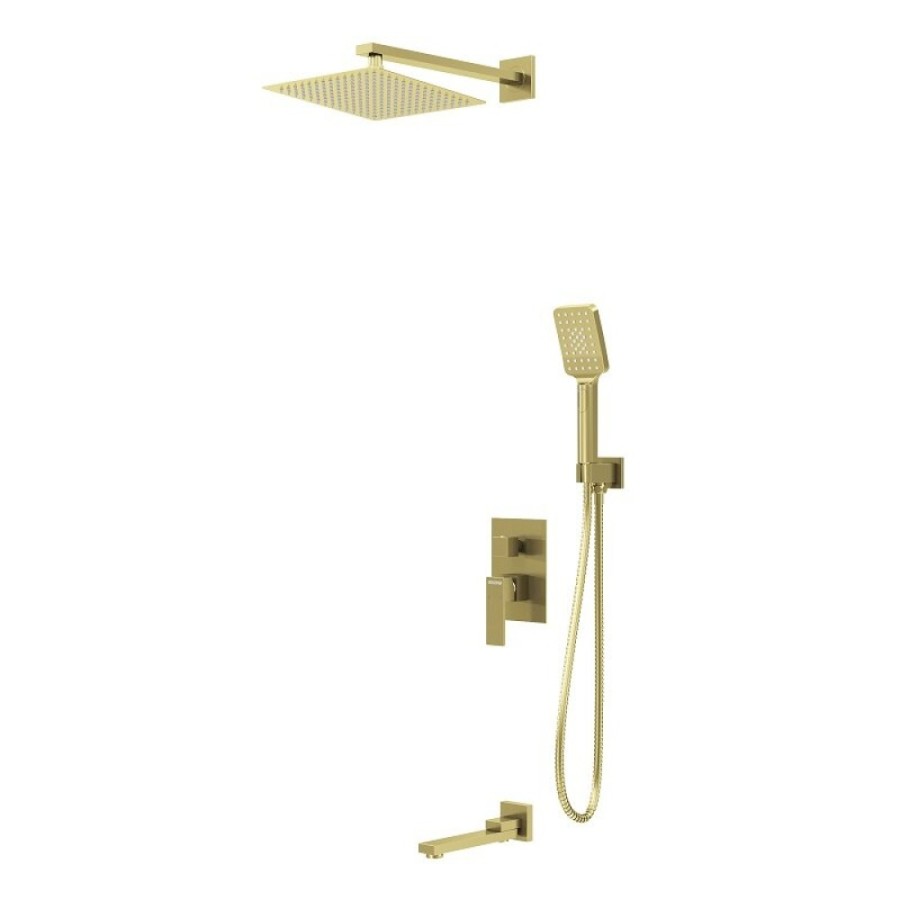 Душевая система Grossman Style 501.K35.05.320, золото сатиновый
