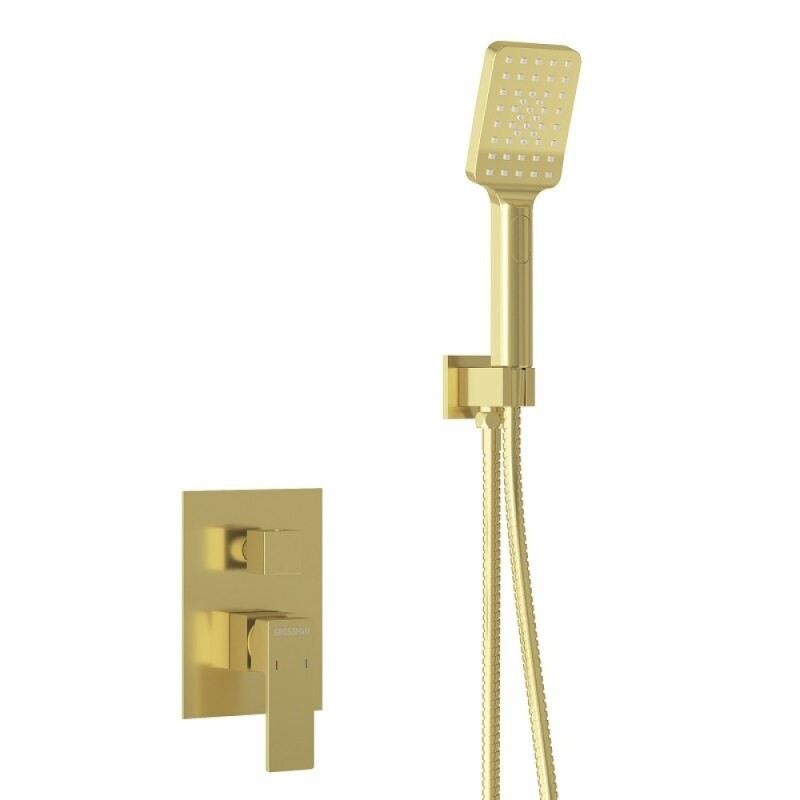 Душевая система Grossman Style 501.K35.05.320, золото сатиновый