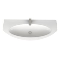 Раковина Cezares Eden 50178, 120 см, искусственный камень, белый