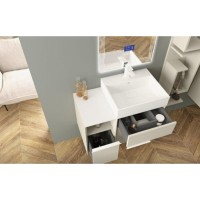 Раковина Cezares 50262, 50 см, искусственный камень, белый