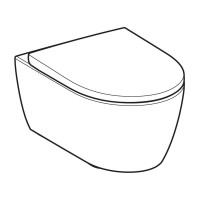 Подвесной унитаз Geberit iCon 2 503.045.00.1, безободковый, с сиденьем микролифт, белый