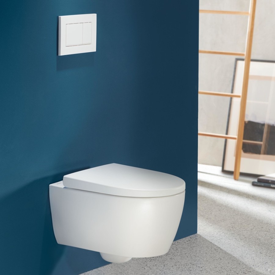 Подвесной унитаз Geberit iCon 2 503.045.00.1, безободковый, с сиденьем микролифт, белый