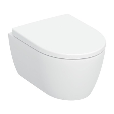 Подвесной унитаз Geberit iCon 2 503.048.00.1, безободковый, с сиденьем микролифт, белый