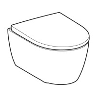 Подвесной унитаз Geberit iCon 2 503.048.00.1, безободковый, с сиденьем микролифт, белый