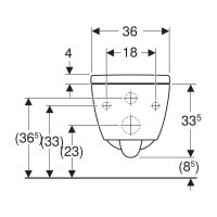 Подвесной унитаз Geberit iCon 2 503.048.00.1, безободковый, с сиденьем микролифт, белый