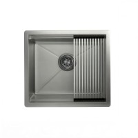 Кухонная мойка Granula Kitchen Space, 50 см, нержавеющая сталь, PVD сталь матовая