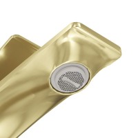 Смеситель Grossman Galaxy 510.K35.01.320, для раковины, цвет золото сатиновый
