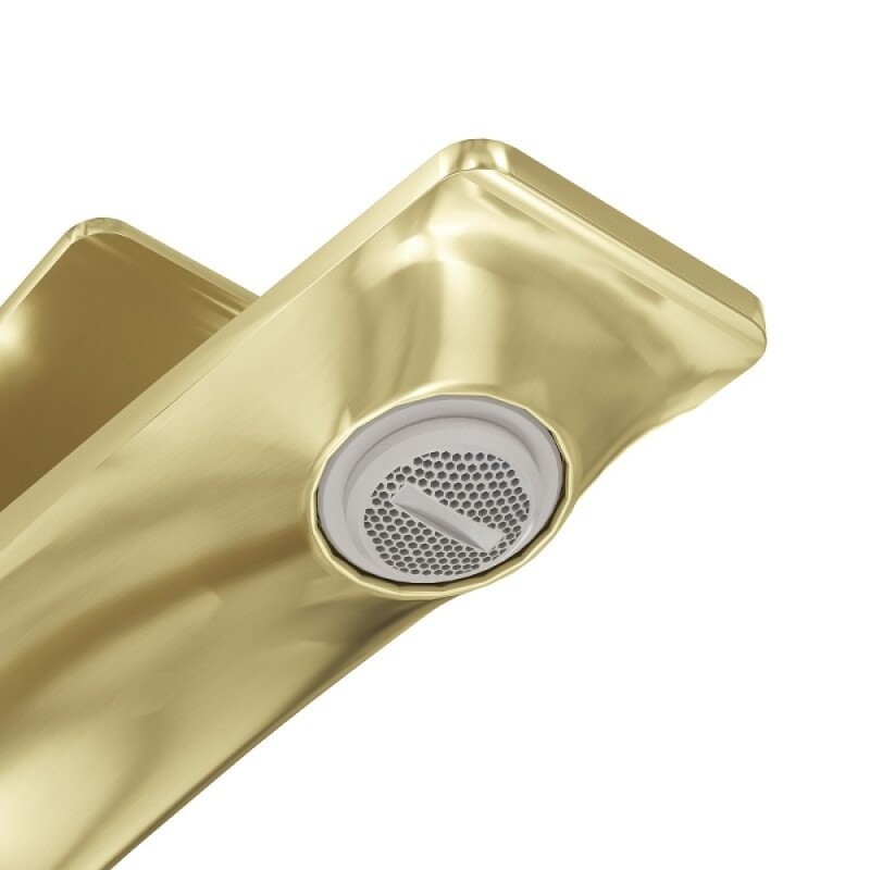 Смеситель Grossman Galaxy 510.K35.01.320, для раковины, цвет золото сатиновый