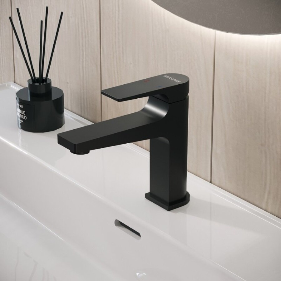 Смеситель Grossman Classic 510.K35.04.210, для раковины, черный матовый