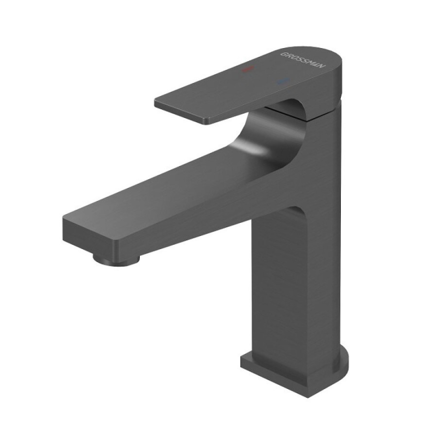 Смеситель Grossman Classic 510.K35.04.420, для раковины, графит сатиновый
