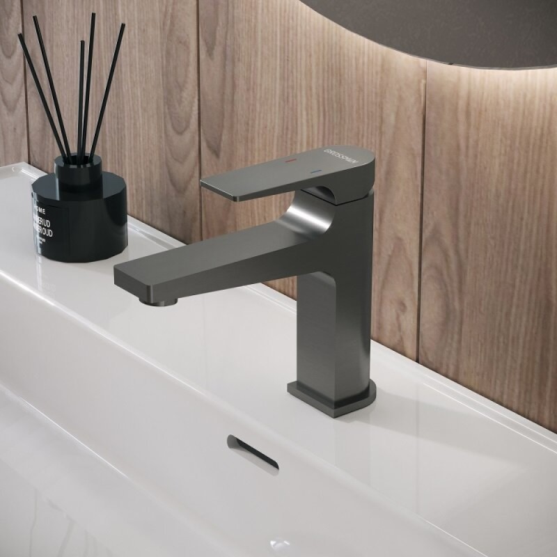 Смеситель Grossman Classic 510.K35.04.420, для раковины, графит сатиновый