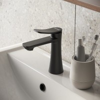 Смеситель Grossman Advans 510.K35.09.210, для раковины, черный матовый