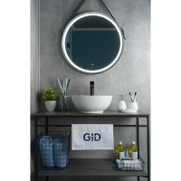 Раковина Gid Esfera N9002 51102, 38 см, фаянс, белая