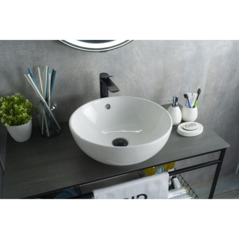 Раковина Gid Esfera N9003a 51103, 43 см, фаянс, белая
