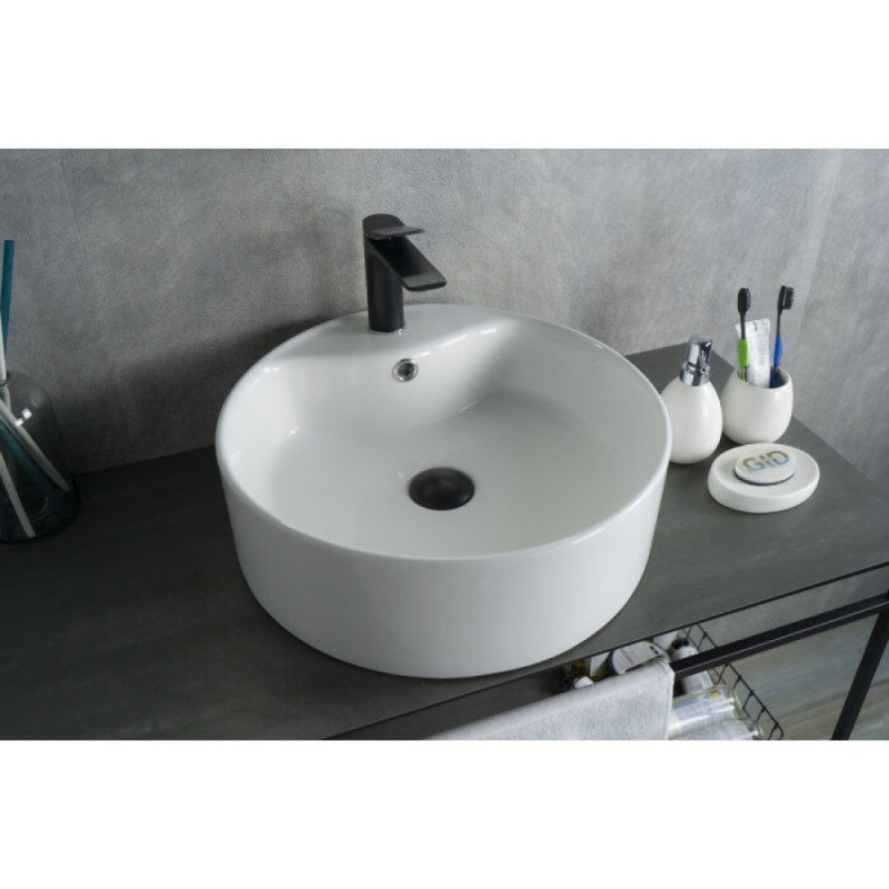 Раковина Gid Esfera N9008b 51104, 46 см, фаянс, белая