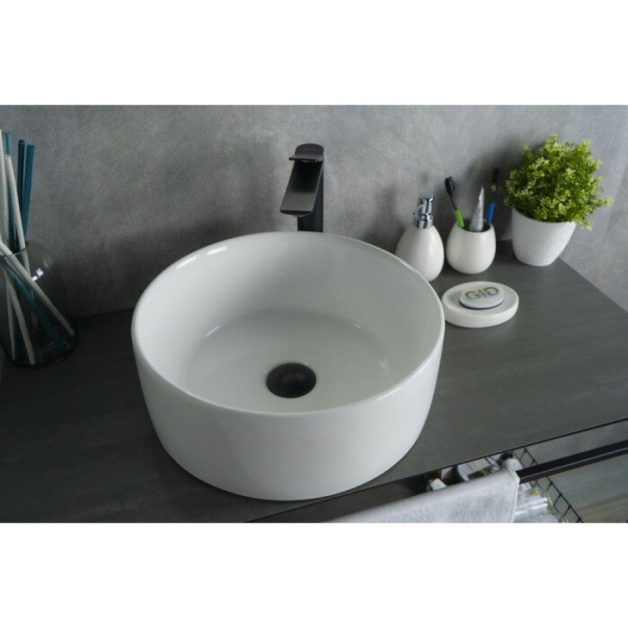 Раковина Gid Esfera N9011 51105, 40 см, фаянс, белая
