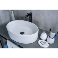Раковина Gid Lago N9012 51106, 50 см, фаянс, белая