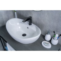 Раковина Gid Lago N9018 51107, 59 см, фаянс, белая