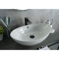 Раковина Gid Lago N9019 51108, 60 см, фаянс, белая