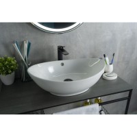 Раковина Gid Lago N9019 51108, 60 см, фаянс, белая