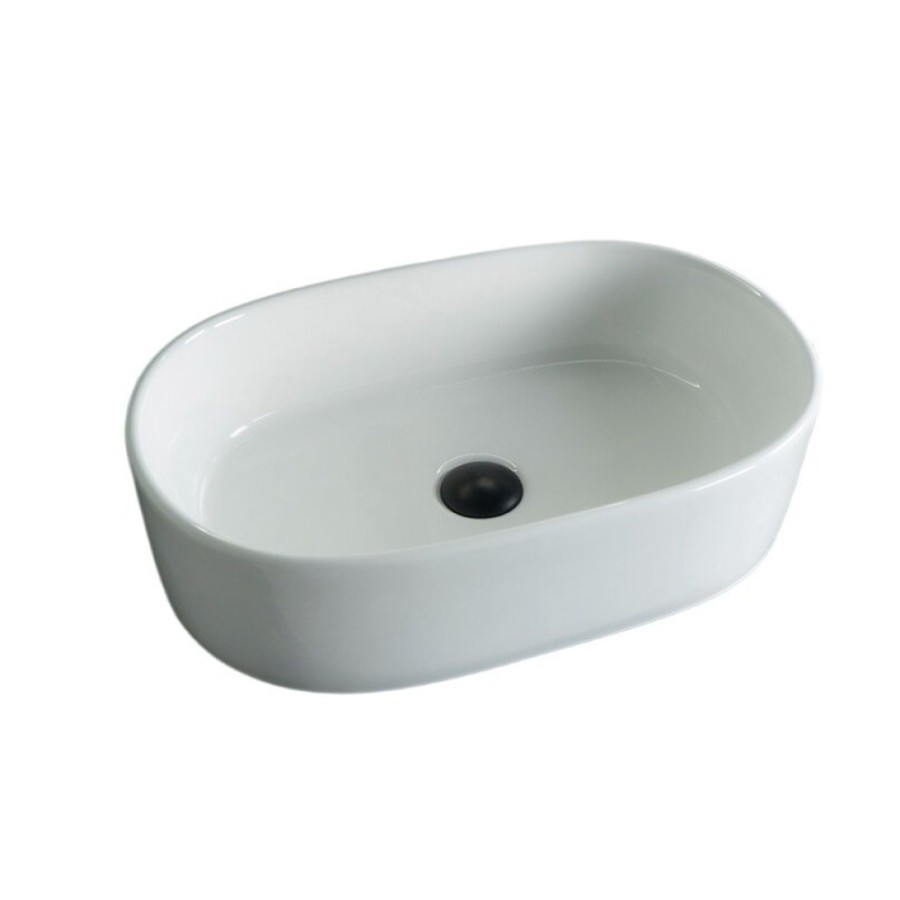 Раковина Gid Lago N9025 51111, 56 см, фаянс, белая