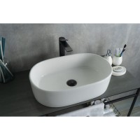 Раковина Gid Lago N9025 51111, 56 см, фаянс, белая