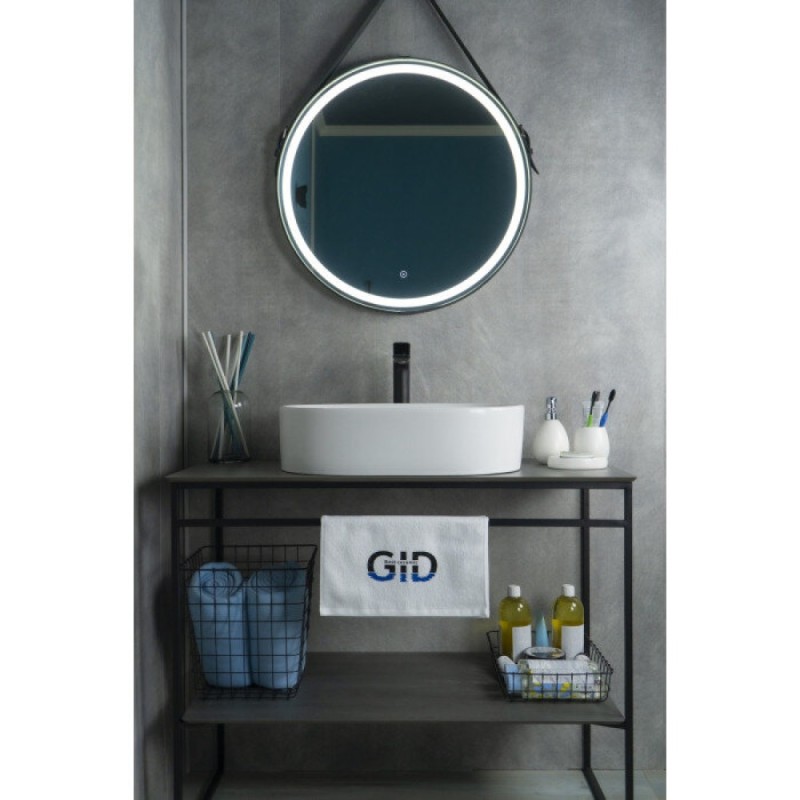 Раковина Gid Lago N9025 51111, 56 см, фаянс, белая