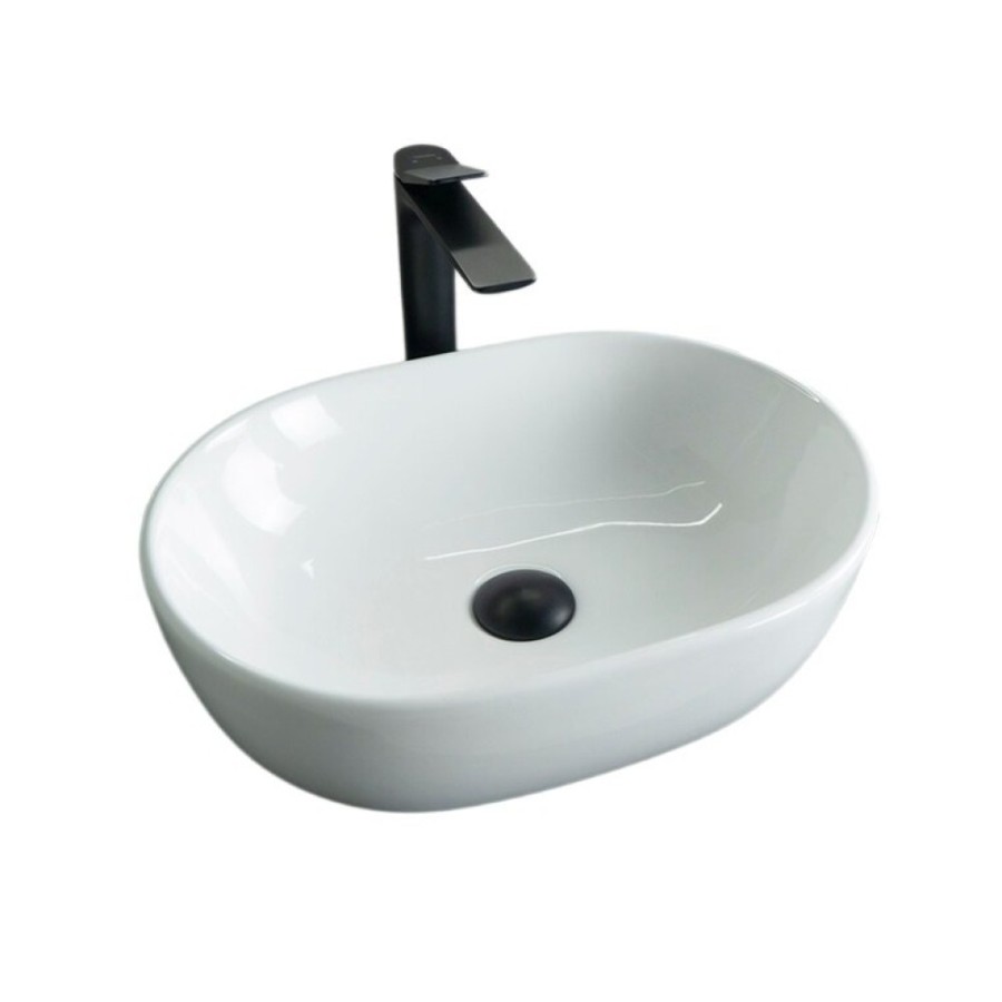 Раковина Gid Lago N9026b 51113, 48 см, фаянс, белая