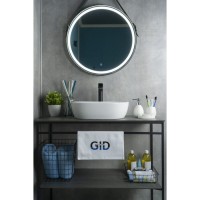 Раковина Gid Lago N9026b 51113, 48 см, фаянс, белая