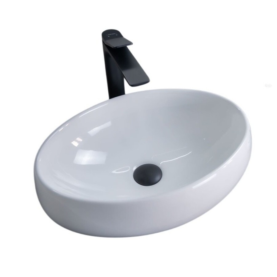 Раковина Gid Lago N9030b 51115, 48 см, фаянс, белая