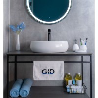 Раковина Gid Lago N9030b 51115, 48 см, фаянс, белая