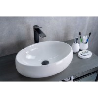 Раковина Gid Lago N9030b 51115, 48 см, фаянс, белая