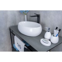 Раковина Gid Lago N9030b 51115, 48 см, фаянс, белая
