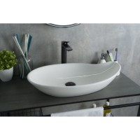 Раковина Gid Creativo N9052 51116, 65 см, фаянс, белая