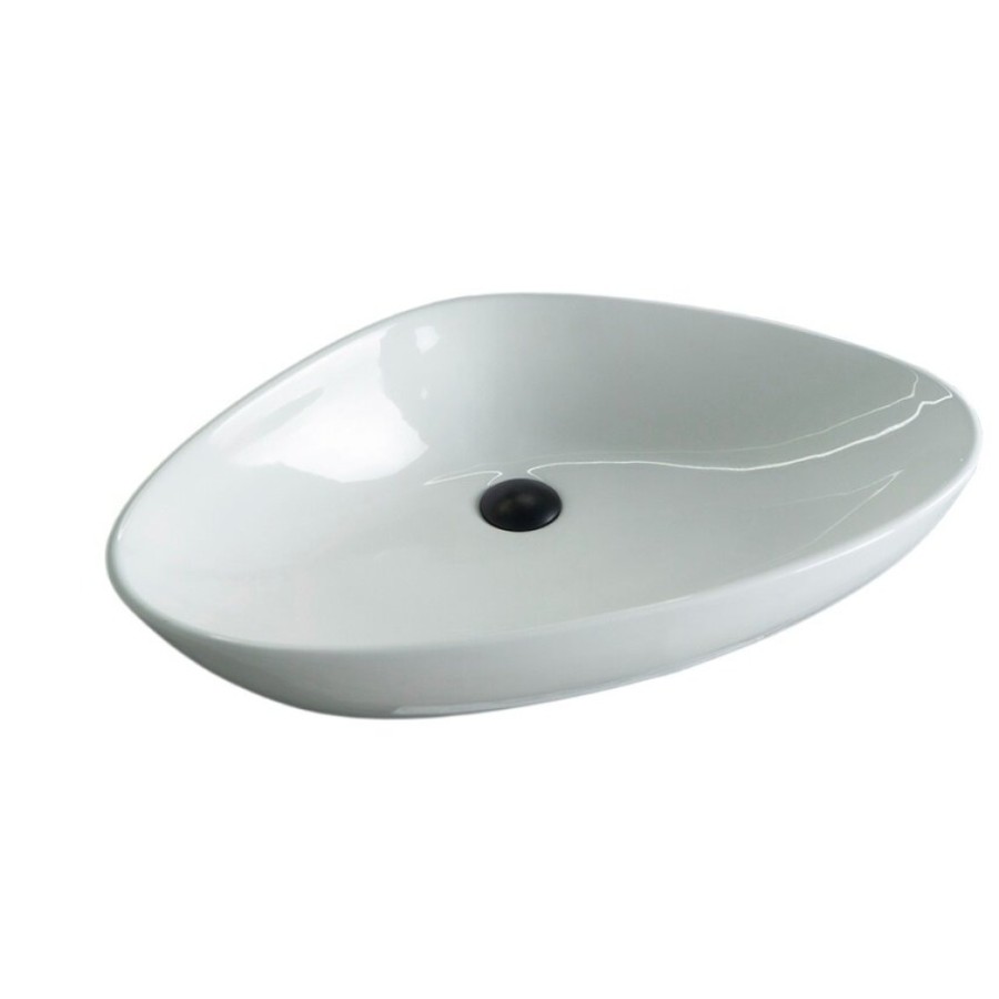 Раковина Gid Creativo N9062 51117, 66 см, фаянс, белая