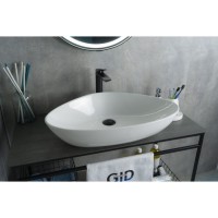 Раковина Gid Creativo N9062 51117, 66 см, фаянс, белая