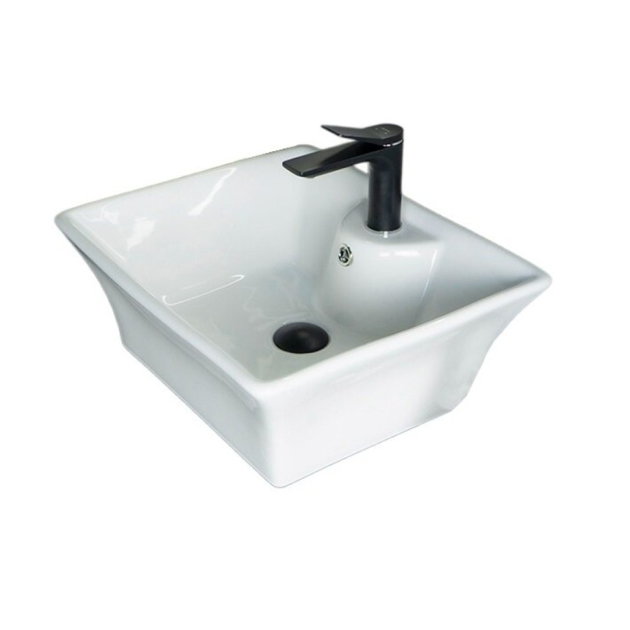Раковина Gid Geometrico N9108 51121, 49 см, фаянс, белая