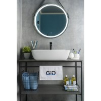 Раковина Gid Geometrico N9121 51123, 59 см, фаянс, белая